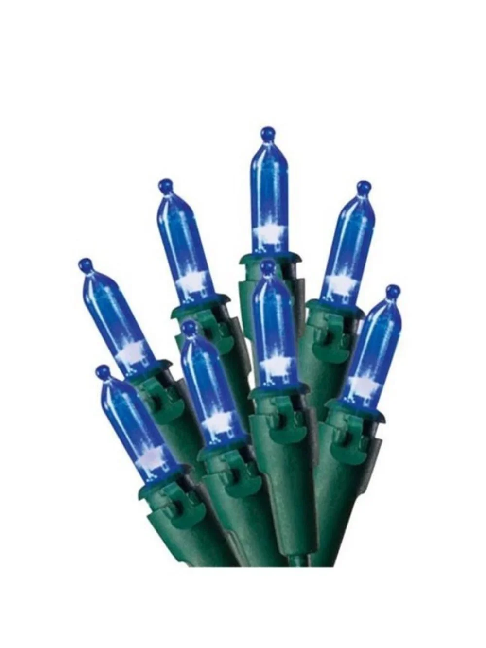 Celebrations LED String Lght Mini Blue 100ct Patio Party Indoor Outdoor 24 ft